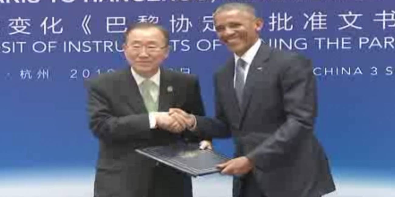 Obama y Xi ratifican juntos el pacto de París