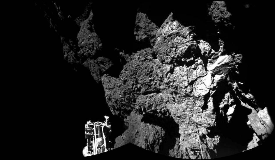 Philae se echa a dormir sobre la superficie del cometa 