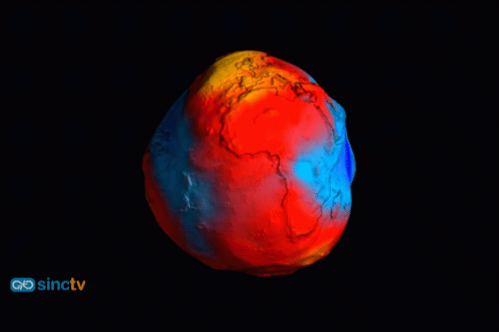 Presentan el mejor modelo del campo gravitatorio de la Tierra