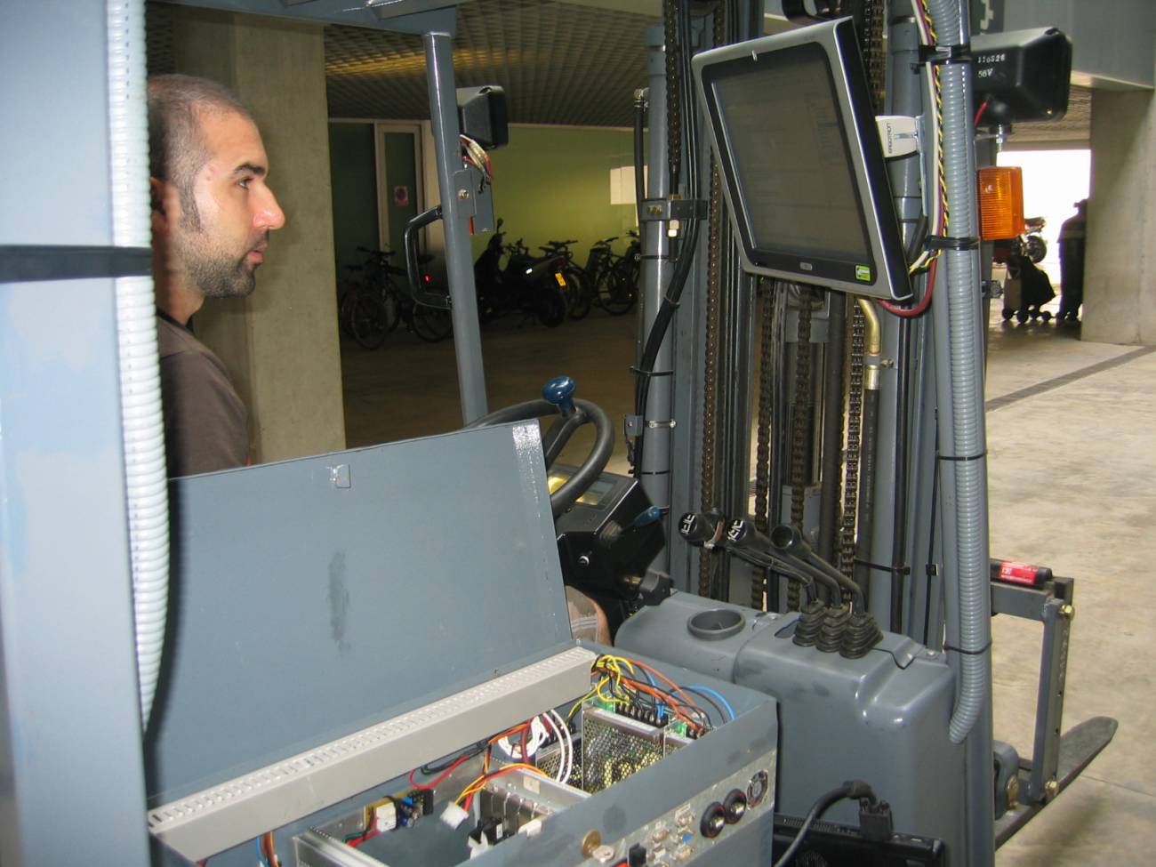 Sistema seguridad vehículos industriales