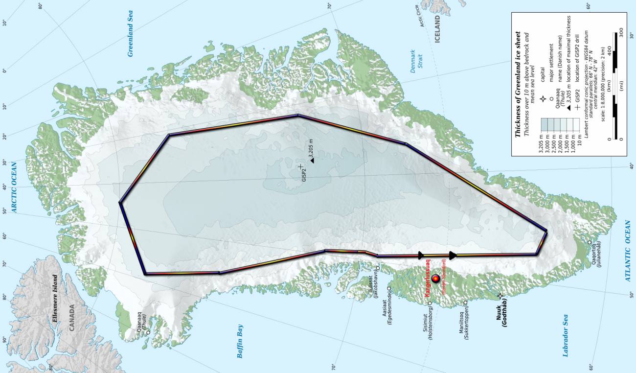 Travesía por el interior de Groenlandia
