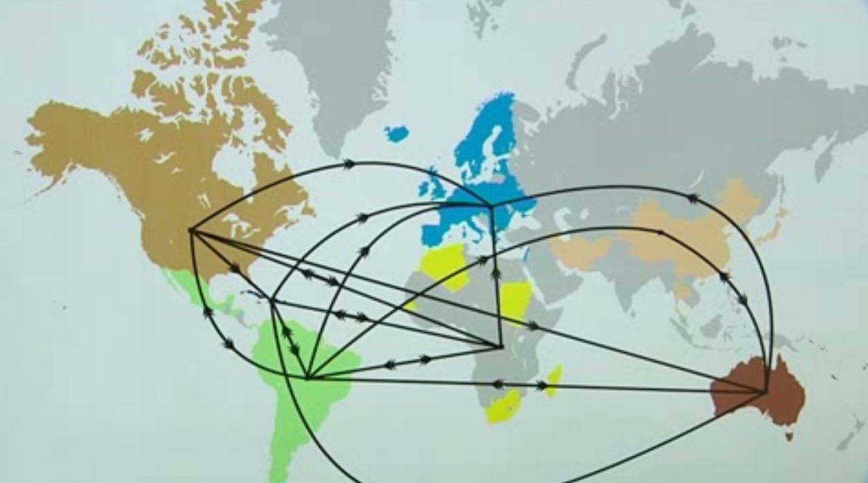 Mapa dell VIH por el mundo