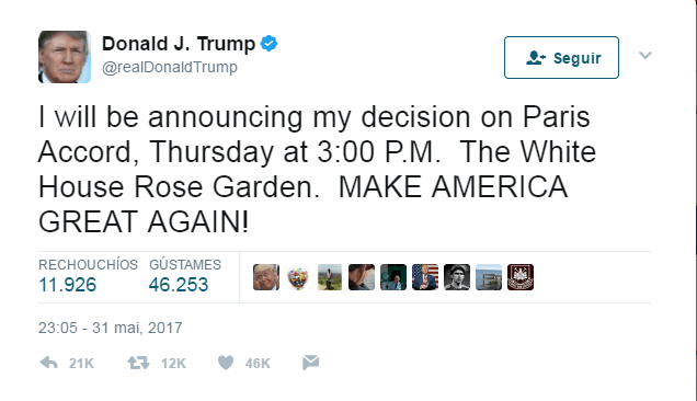 Trump mantiene suspense ante noticias 