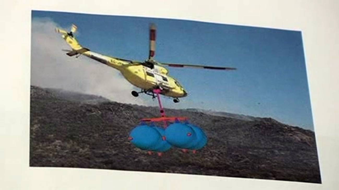 Un nuevo sistema para apagar incendios a distancia