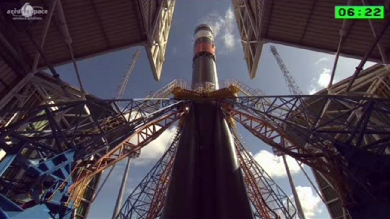 Lanzamiento de los satélites.