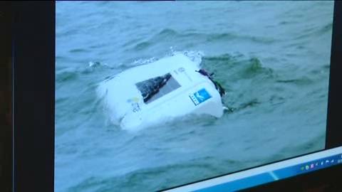 Restos de avión accidentado.