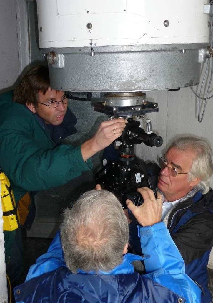 Instalación telescopio Mons, Observatorio del Teide (IAC)