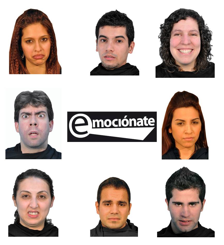 caras emocionales del proyecto "Emociónate"