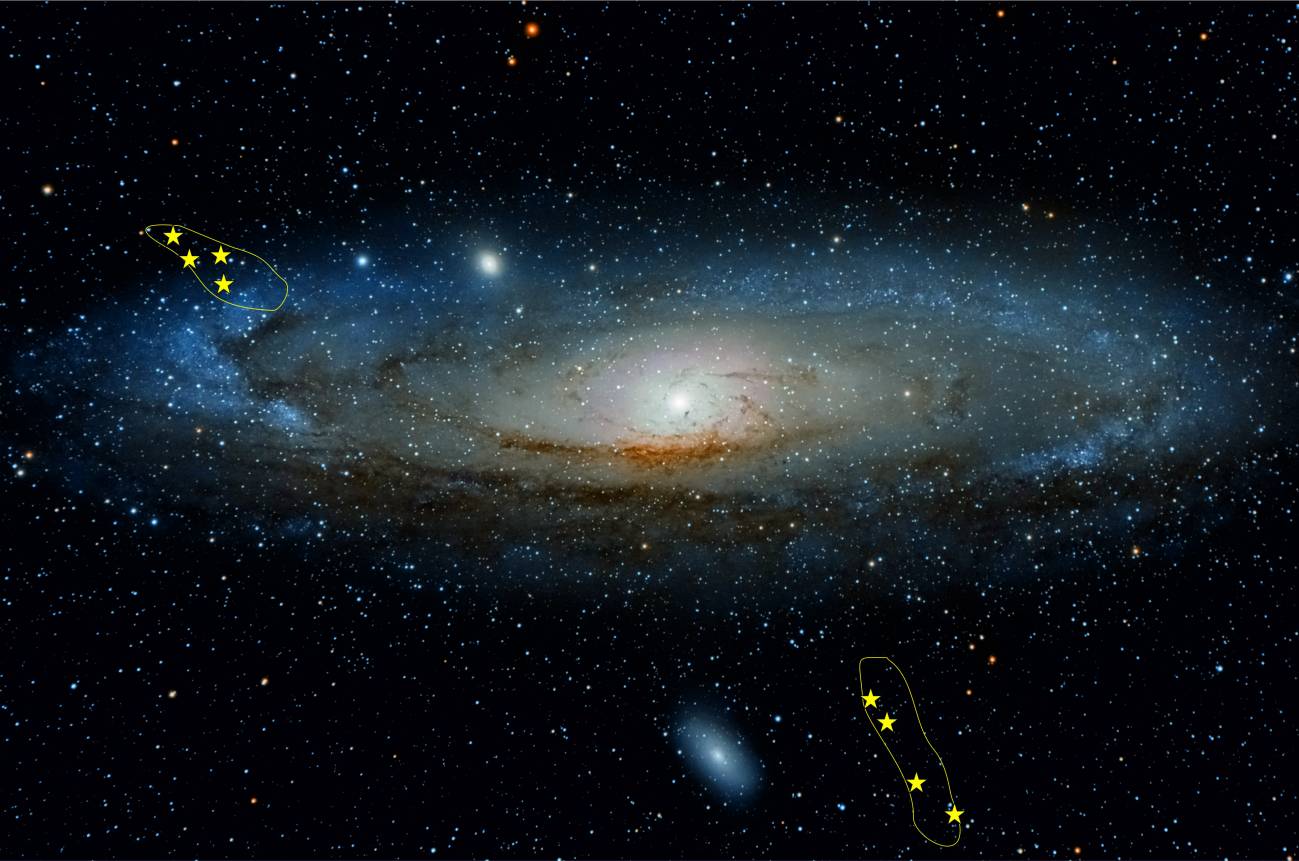 Cadáveres estelares cuentan la historia de la galaxia Andrómeda