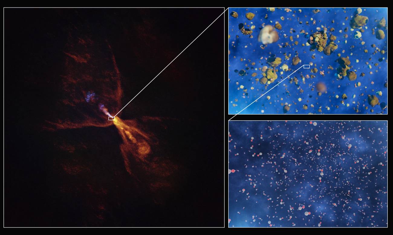 Formación de silicatos alrededor de la estrella joven HOPS-315