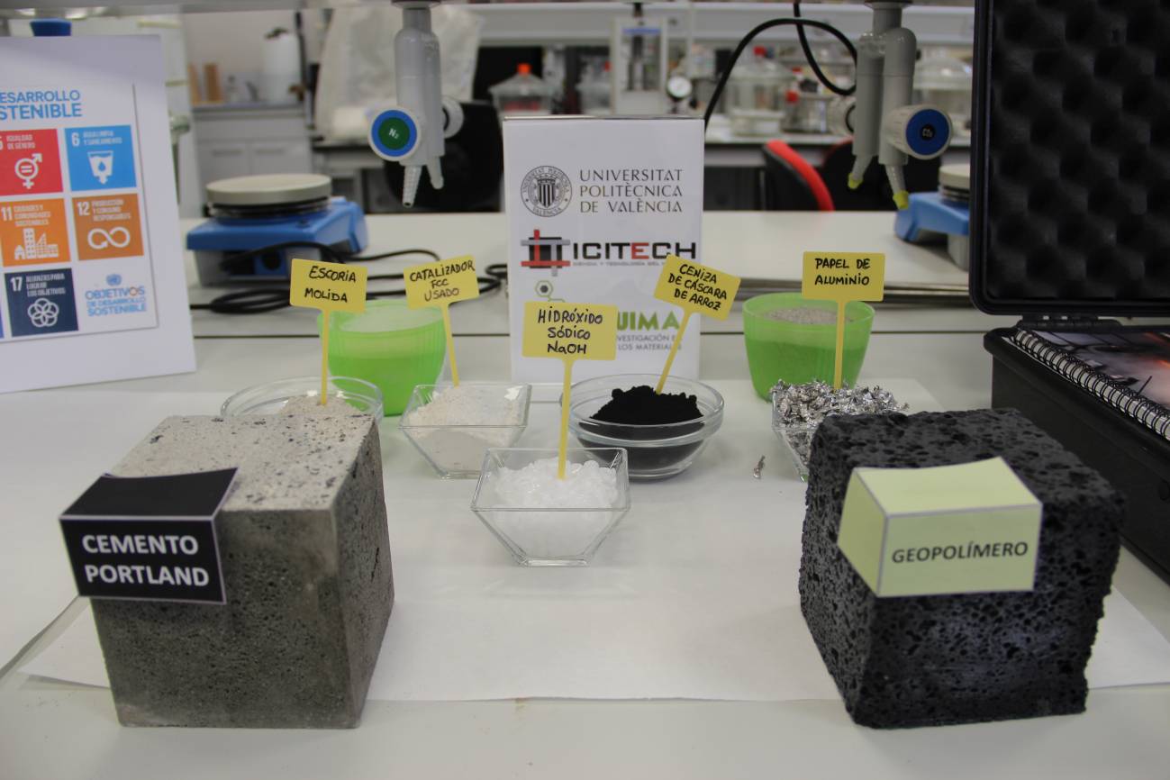 Cáscaras de arroz, papel de aluminio y residuos de hierro para crear el hormigón más ecológico