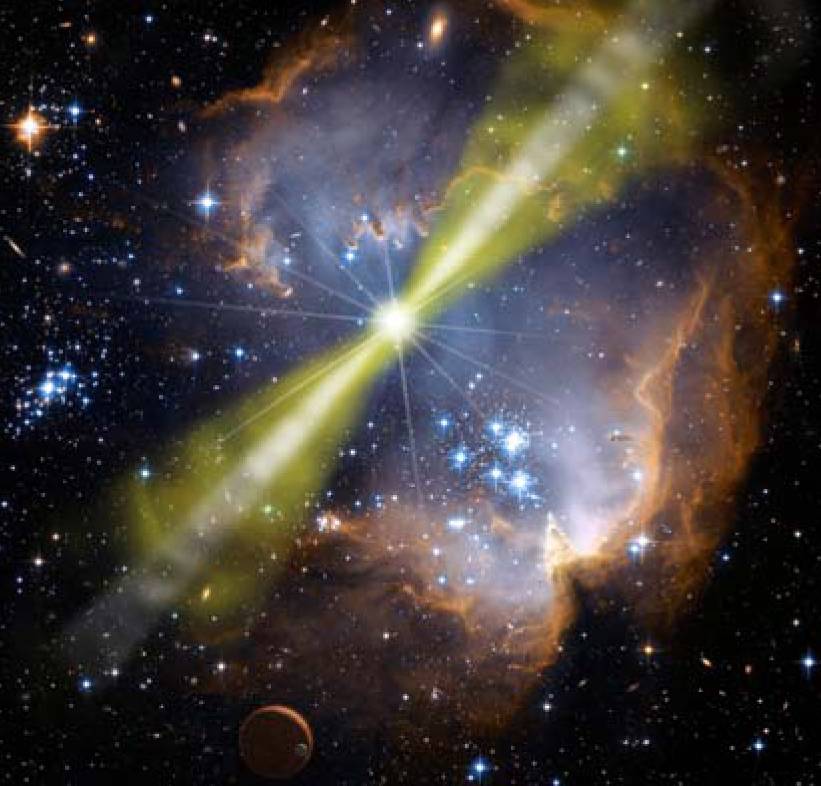Científicos analizan el estallido más intenso registrado hasta la fecha por la muerte de una estrella