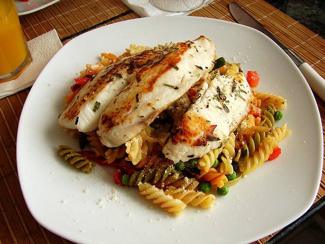 Plato de pescado blanco.Imagen:Pablo Venegas
