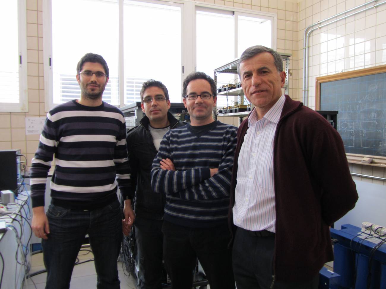 Investigadores del grupo Sistemas eléctricos de potencia de la Universidad de Sevilla.