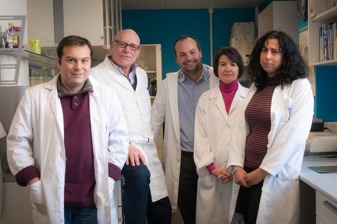 Parte del grupo de investigación de la Universidad de Granada que ha participado en este trabajo (de izquierda a derecha): Fernando Reyes-Zurita, José A. Lupiáñez, Pedro P. Medina, Leticia García-Salguero y Eva Rufino-Palomares.