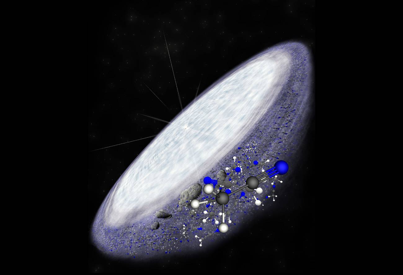 Descubiertas moléculas orgánicas complejas en un joven sistema estelar