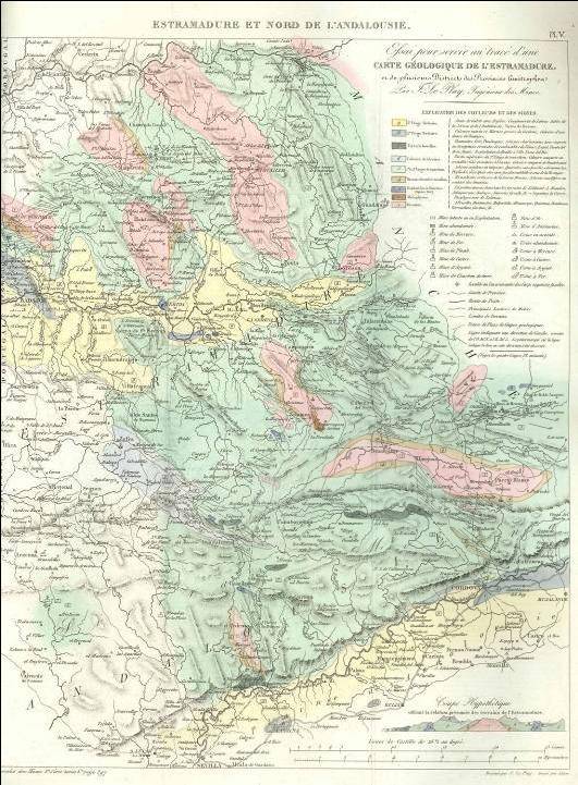 Descubierto el mapa geológico más antiguo de España que data de 1834