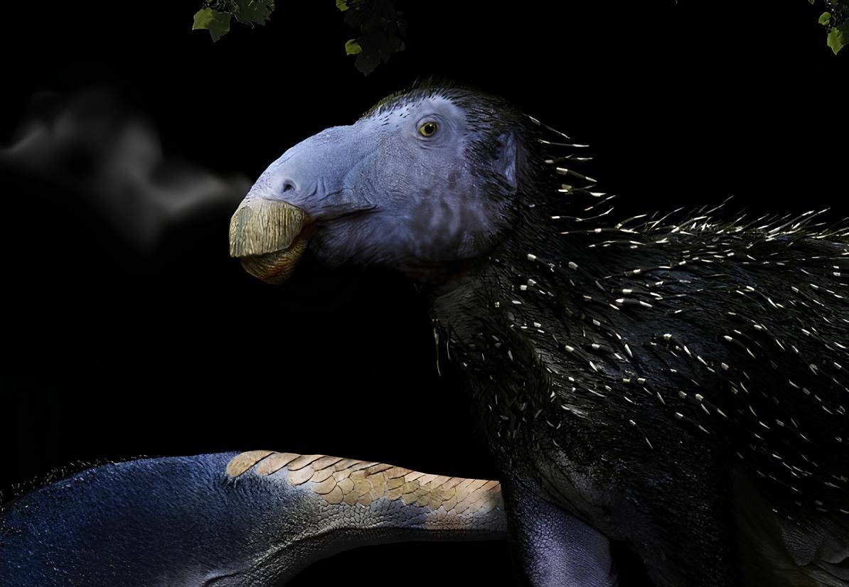 Reconstrucción artística de un Haolong dongi juvenil 