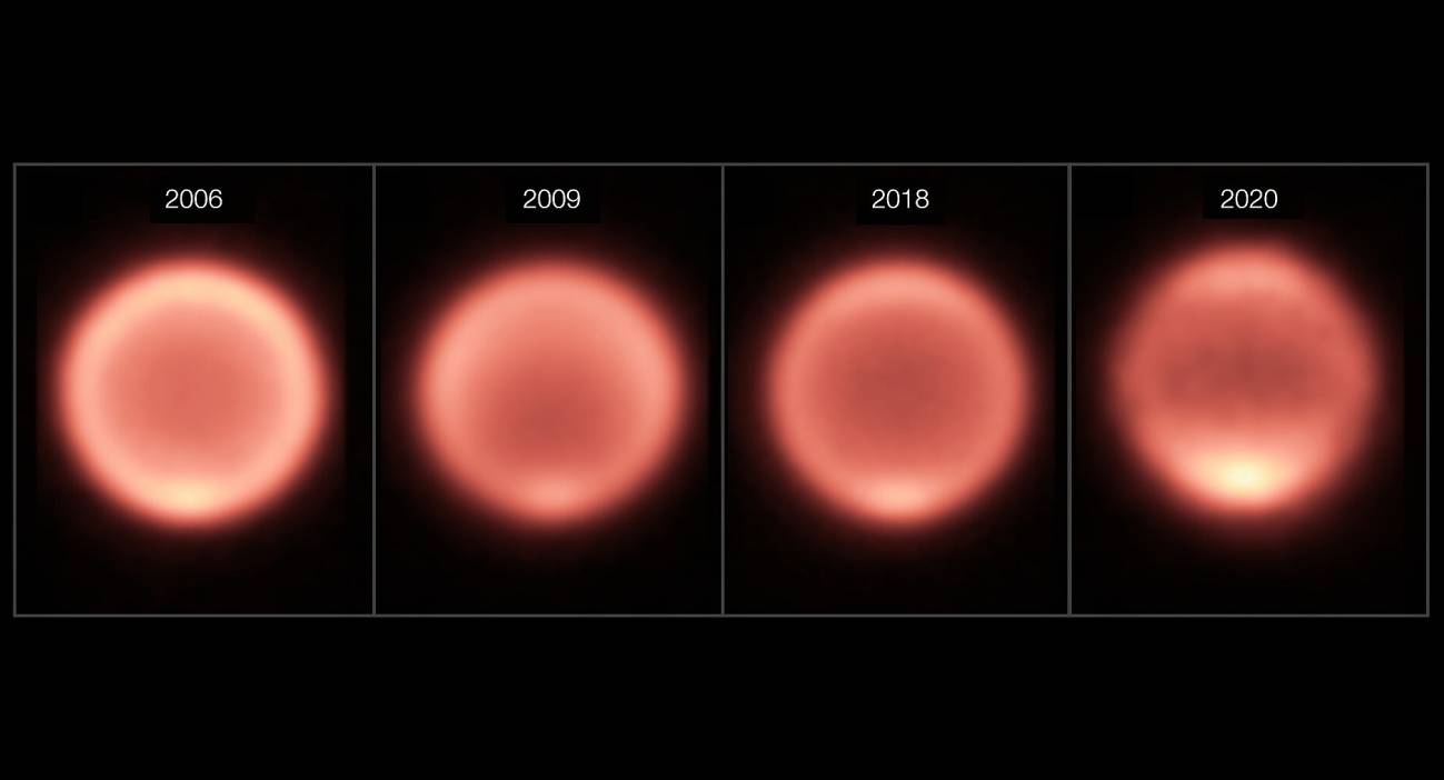 Detectados cambios sorprendentes en la temperatura de Neptuno