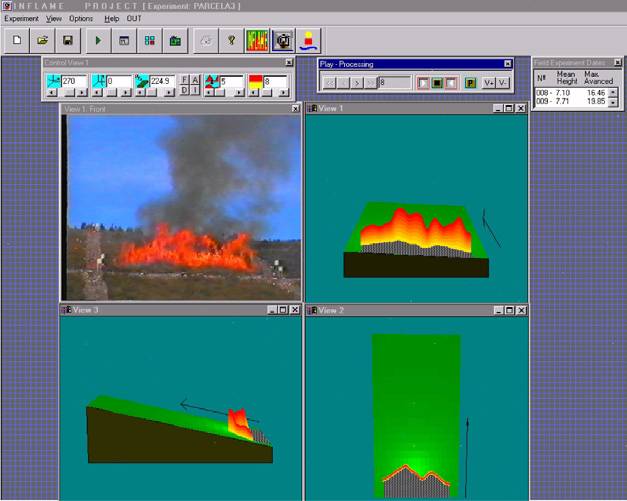 Diseñan un sistema para monitorizar los incendios forestales mediante imágenes de vídeo