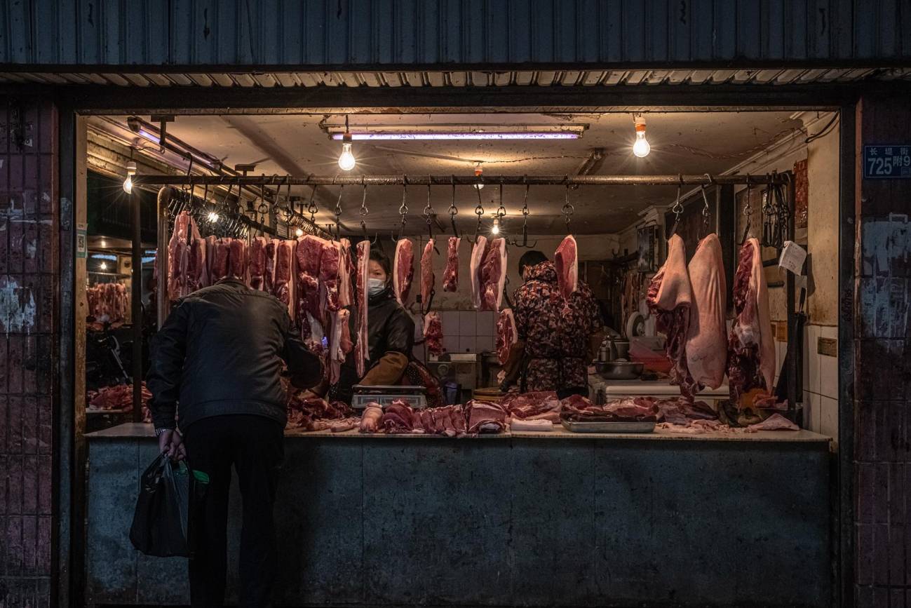 mercado húmedo en China