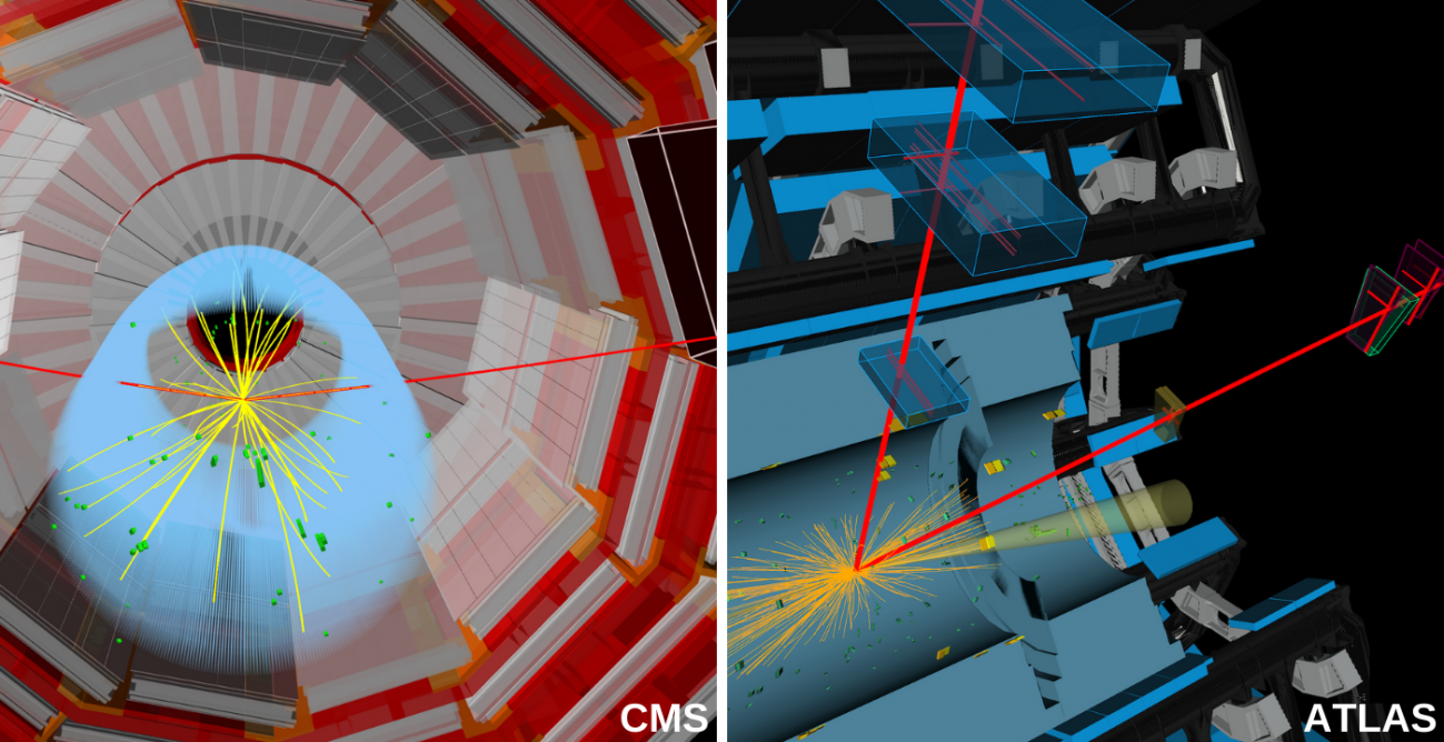 Dos experimentos del CERN presentan señales de un raro proceso del bosón de Higgs