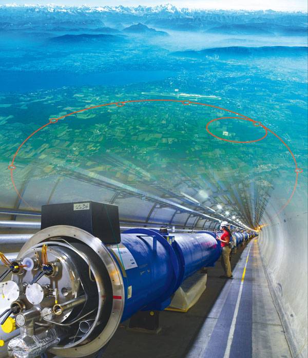 El acelerador de partículas LHC llega a España en forma de fotografías