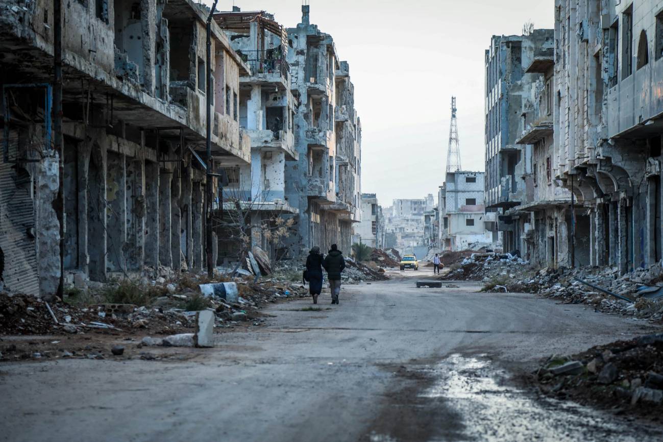 ciudad en guerra
