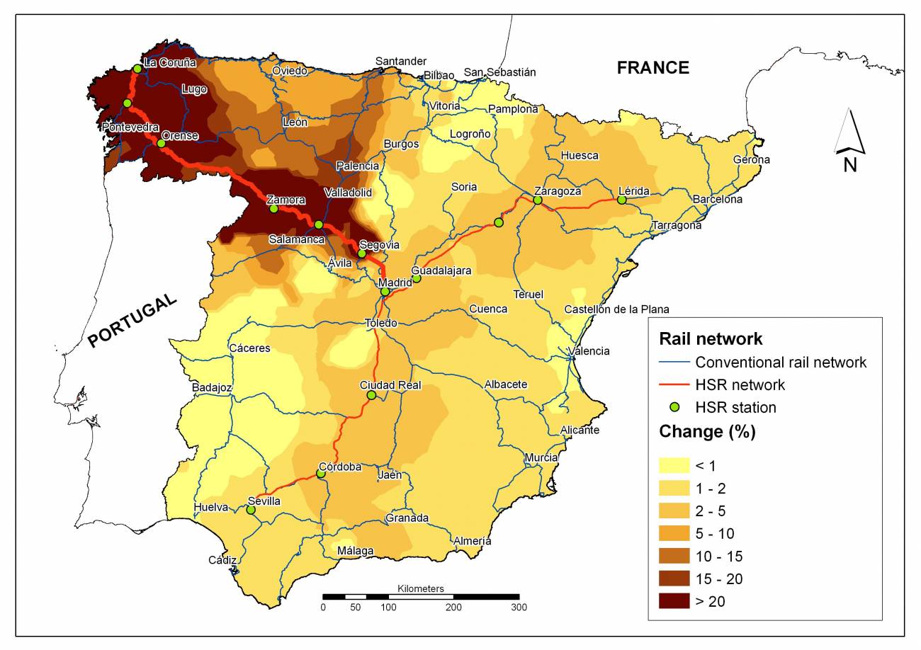 Mapa de accesibilidad. Autor: Emilio Ortega Pérez