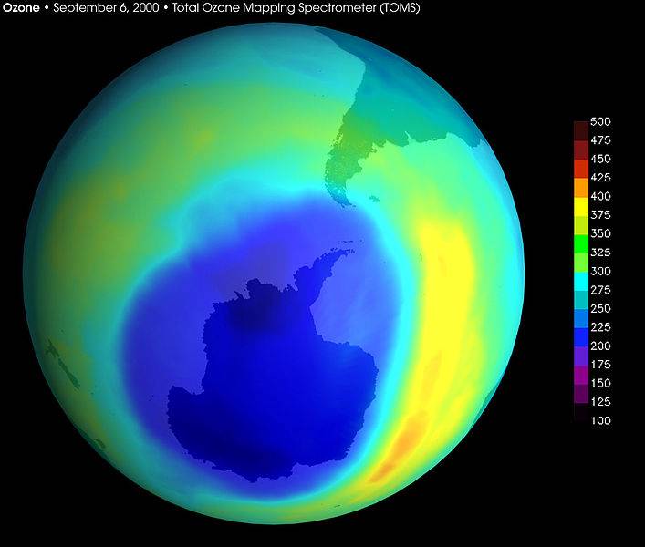 El campo magnético terrestre podría estar implicado en la degradación de la capa de ozono 