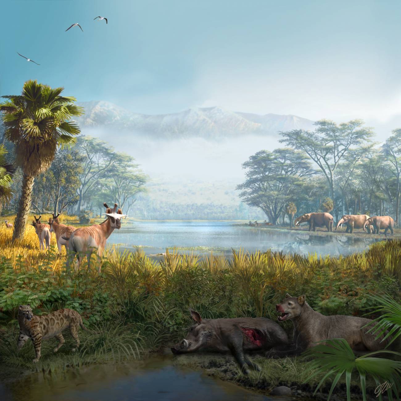 Reconstrucción paleoambiental de la comunidad extinta 