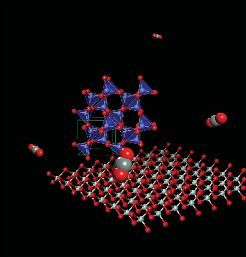 El dióxido de carbono forma materiales poliméricos bajo alta presión