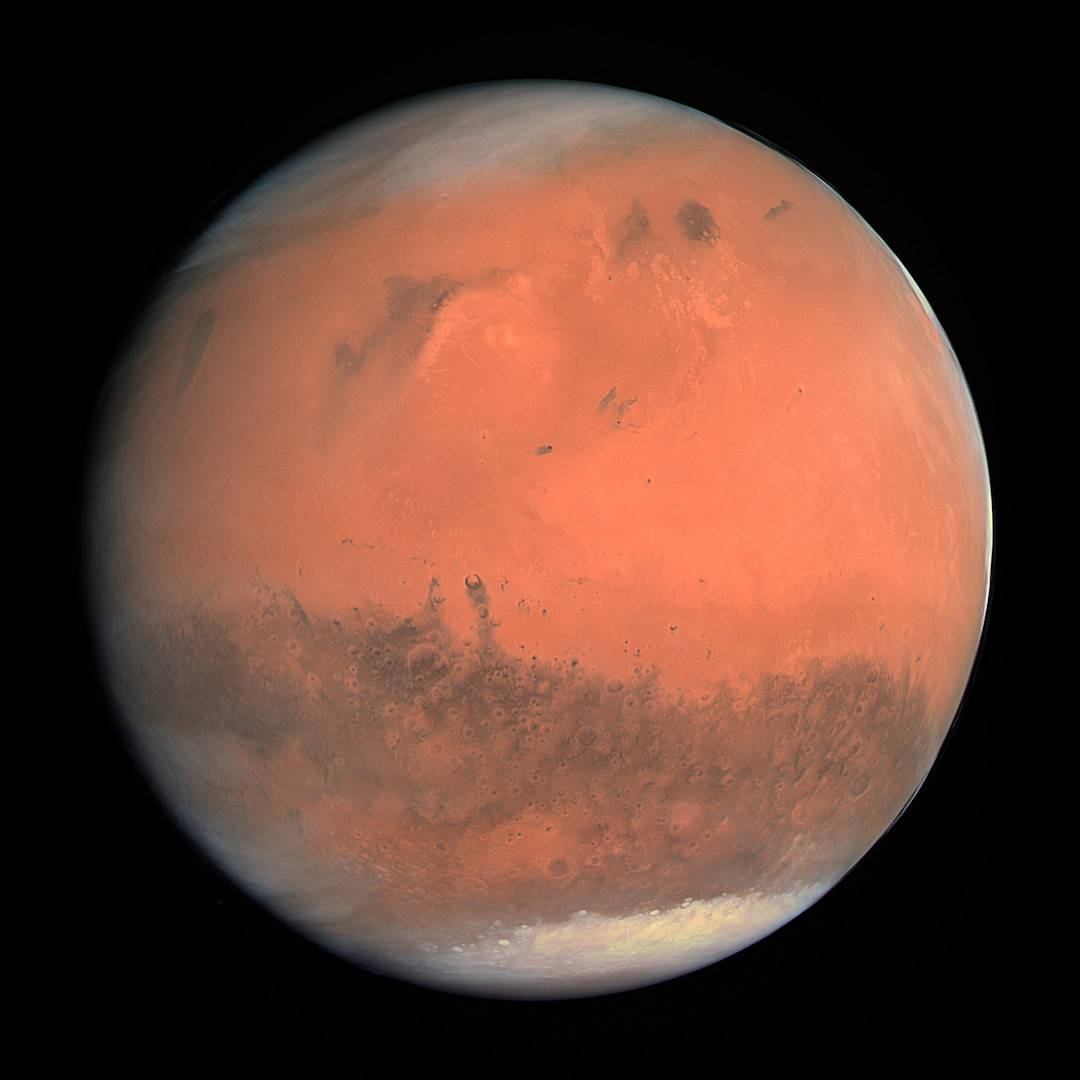 El eje de rotación de Marte pudo causar la pérdida de sus lagos y océanos