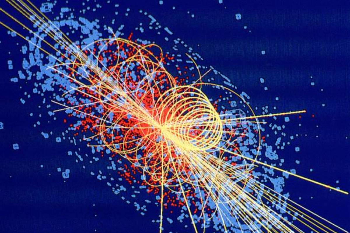 Producción de un bosón de Higgs en el experimento CMS del LHC. / CERN