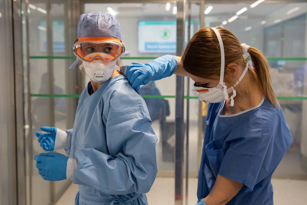 Trabajadoras del Hospital Clínic
