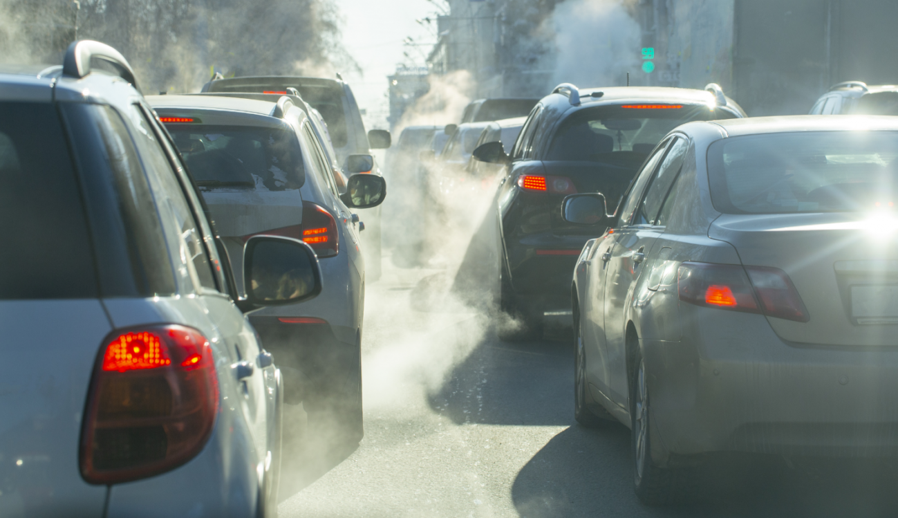 contaminación por tráfico