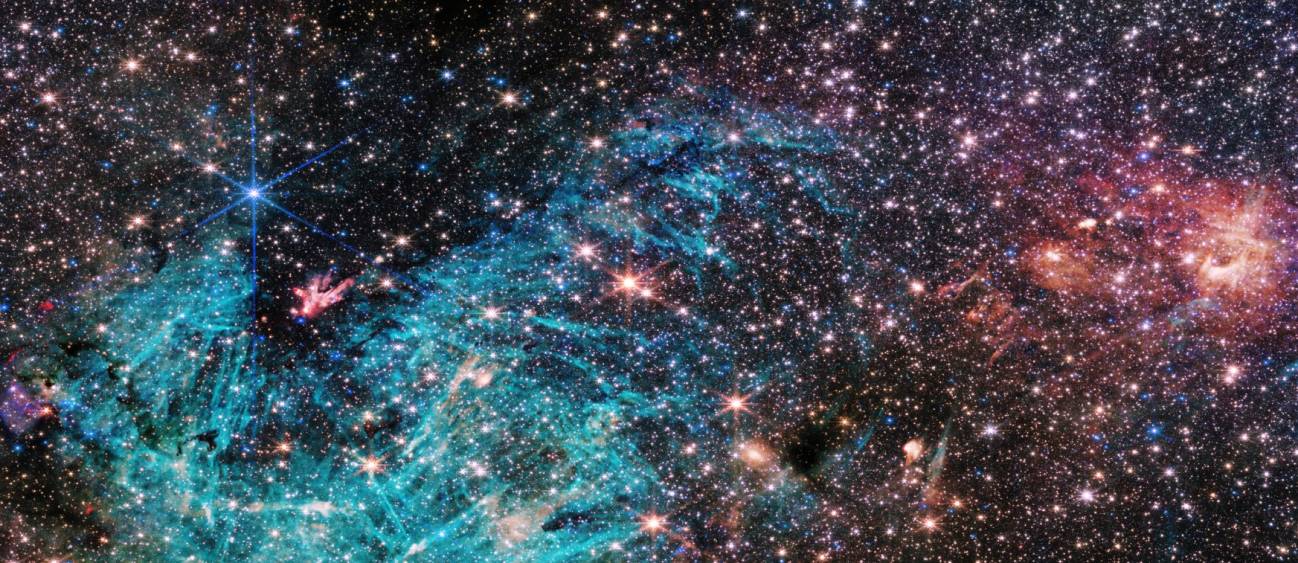 El James Webb desvela cómo nacen estrellas en el corazón de la Vía Láctea