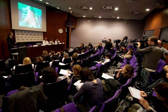 Momento de la presentación de la nueva técnica