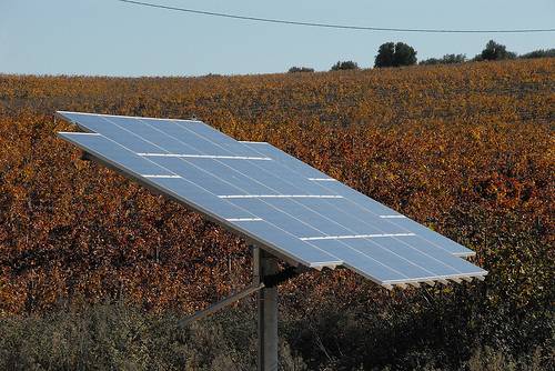 Paneles solares. Foto: Cortes de Cima.