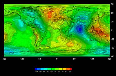 El satélite GOCE completa la cartografía del campo gravitatorio de la Tierra