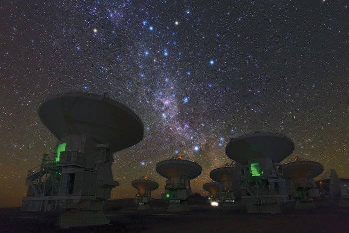 El telescopio ALMA detecta reservas de gas turbulento en galaxias distantes