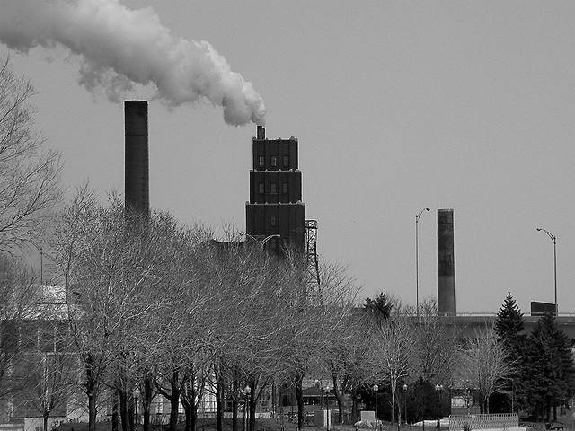 nube de contaminantes