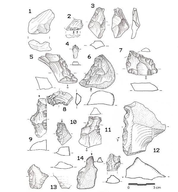 herramientas, Prehistoria, Achelense, industria Lítica, Arqueología, Cuesta de la Bajada