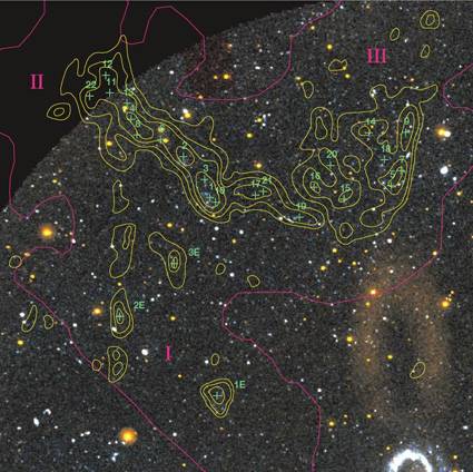 Imagen ultravioleta del Anillo de Leo