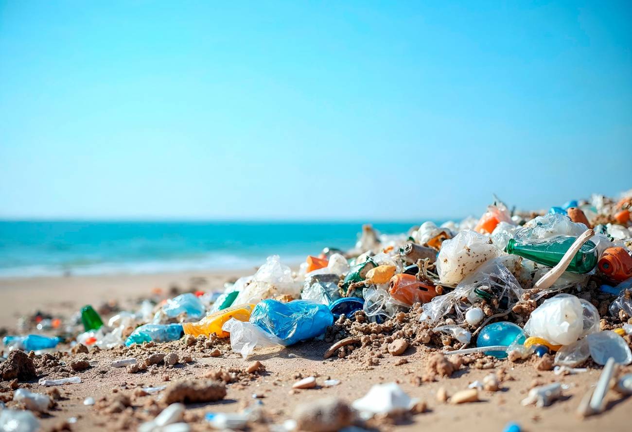 microplásticos en playas