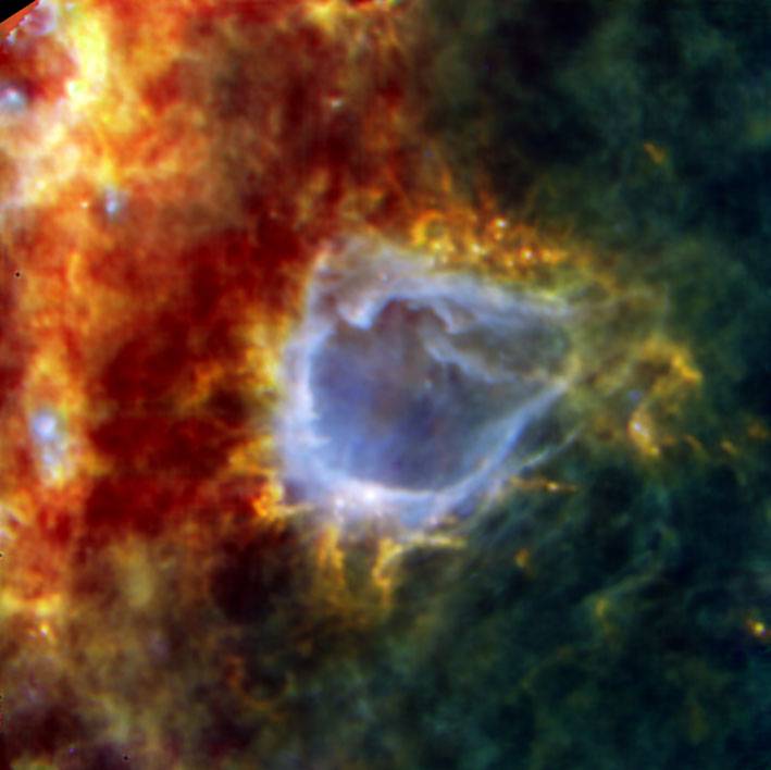Herschel cumple un año tras los secretos de la formación estelar