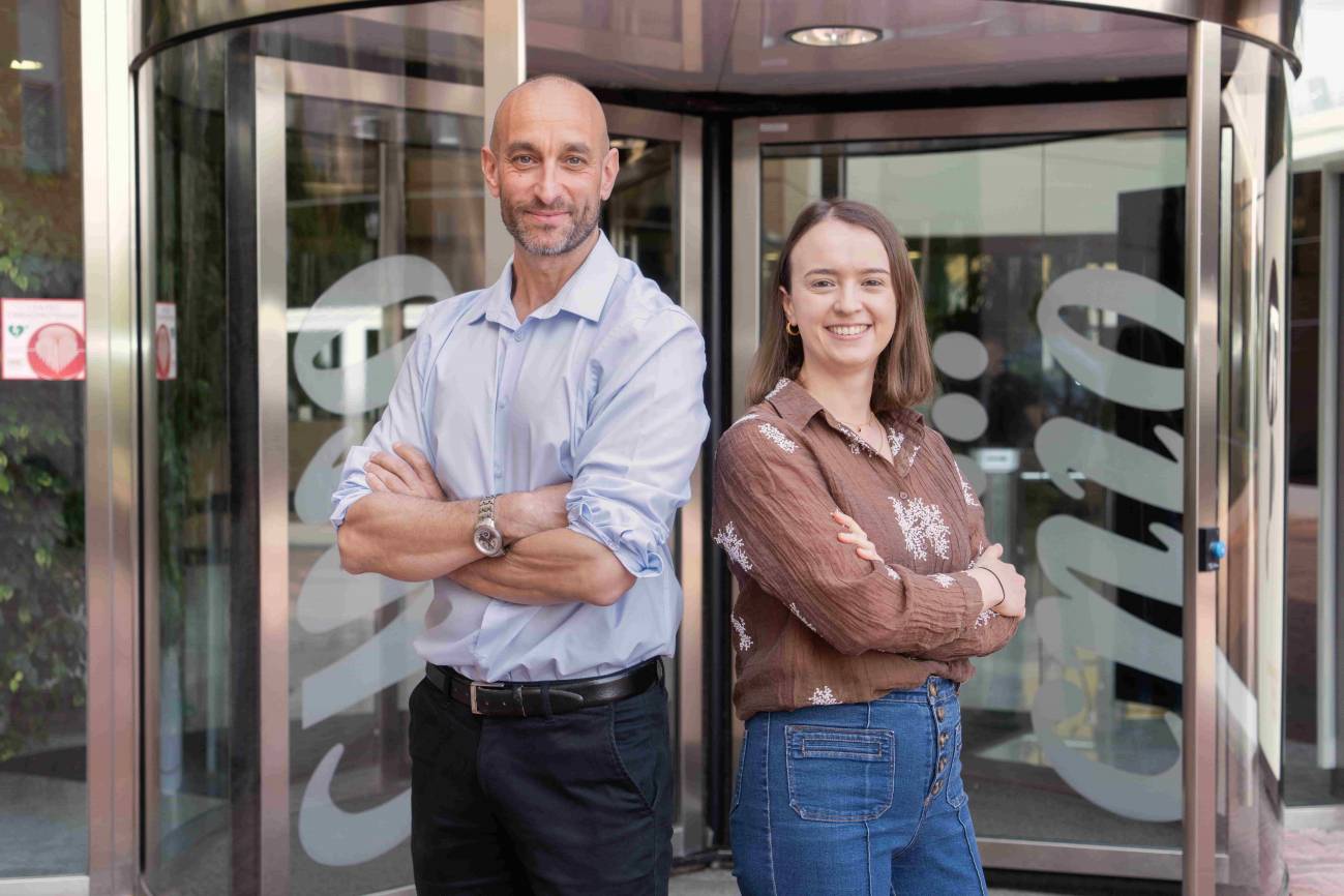 Nabil Djouder y Paula Sánchez