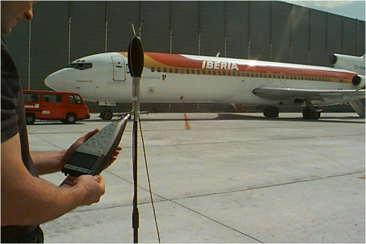 Impacto del ruido de los aviones en sus desplazamientos por tierra