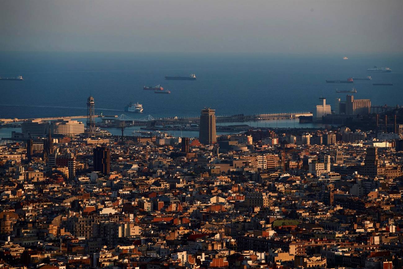 Vista aérea de Barcelona