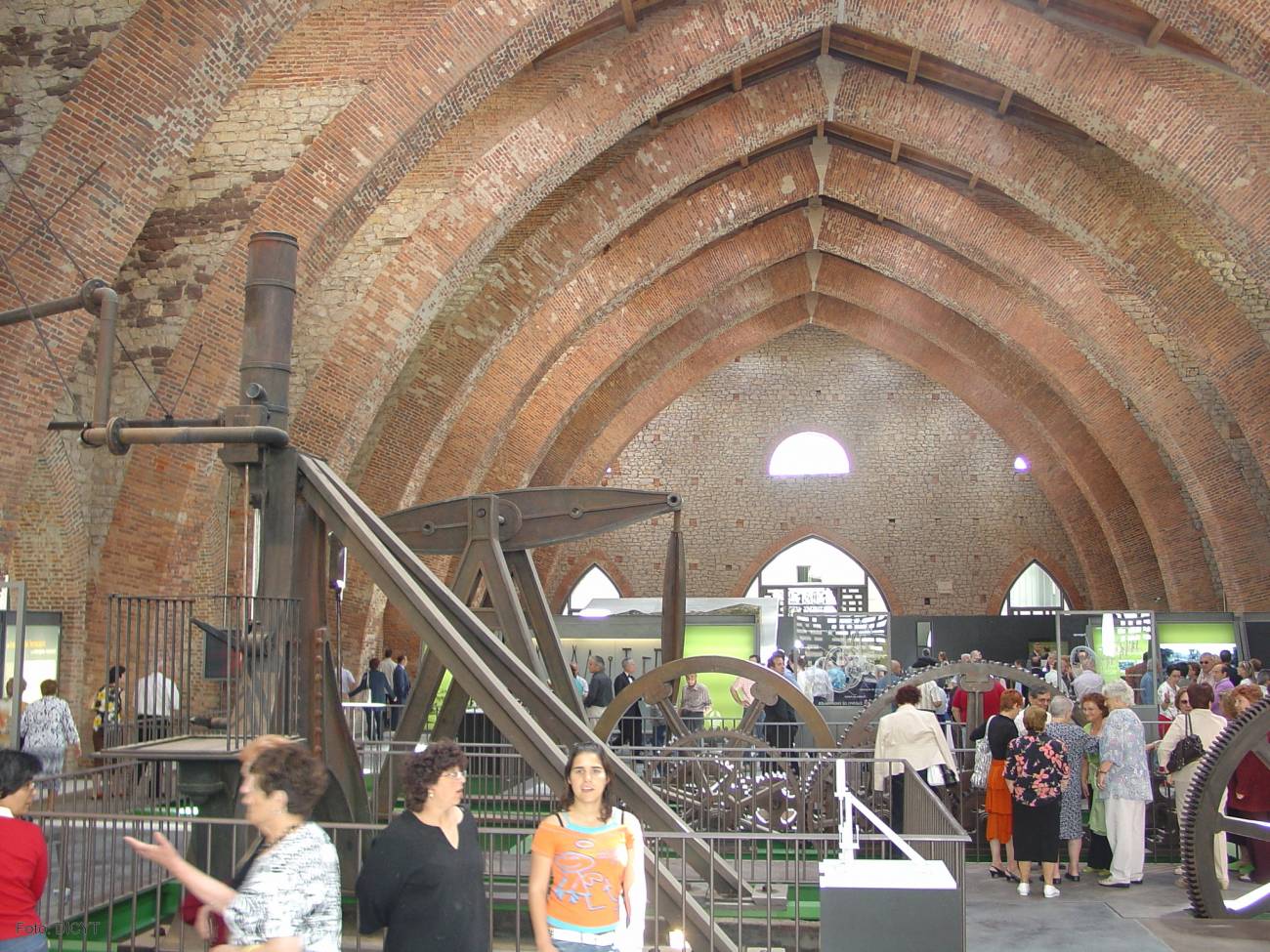 Interior del Museo de la Siderurgia y la Minería de Sabero (León).